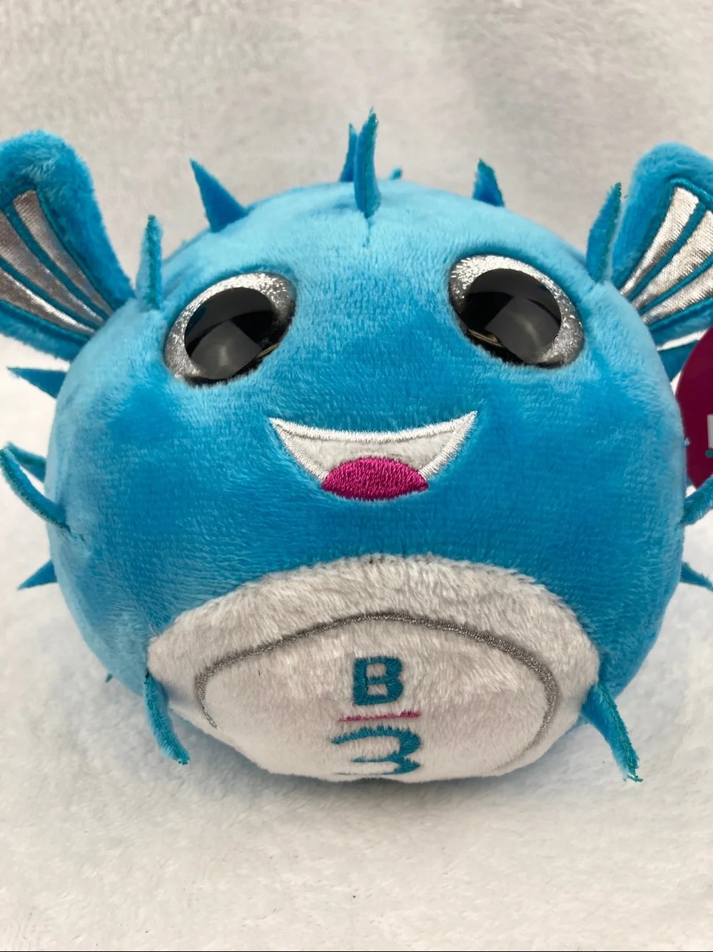 Royal Caribbean Royal Bingo B3 Puffer Fish Plush Stuffed Animal Toy NWT 7”